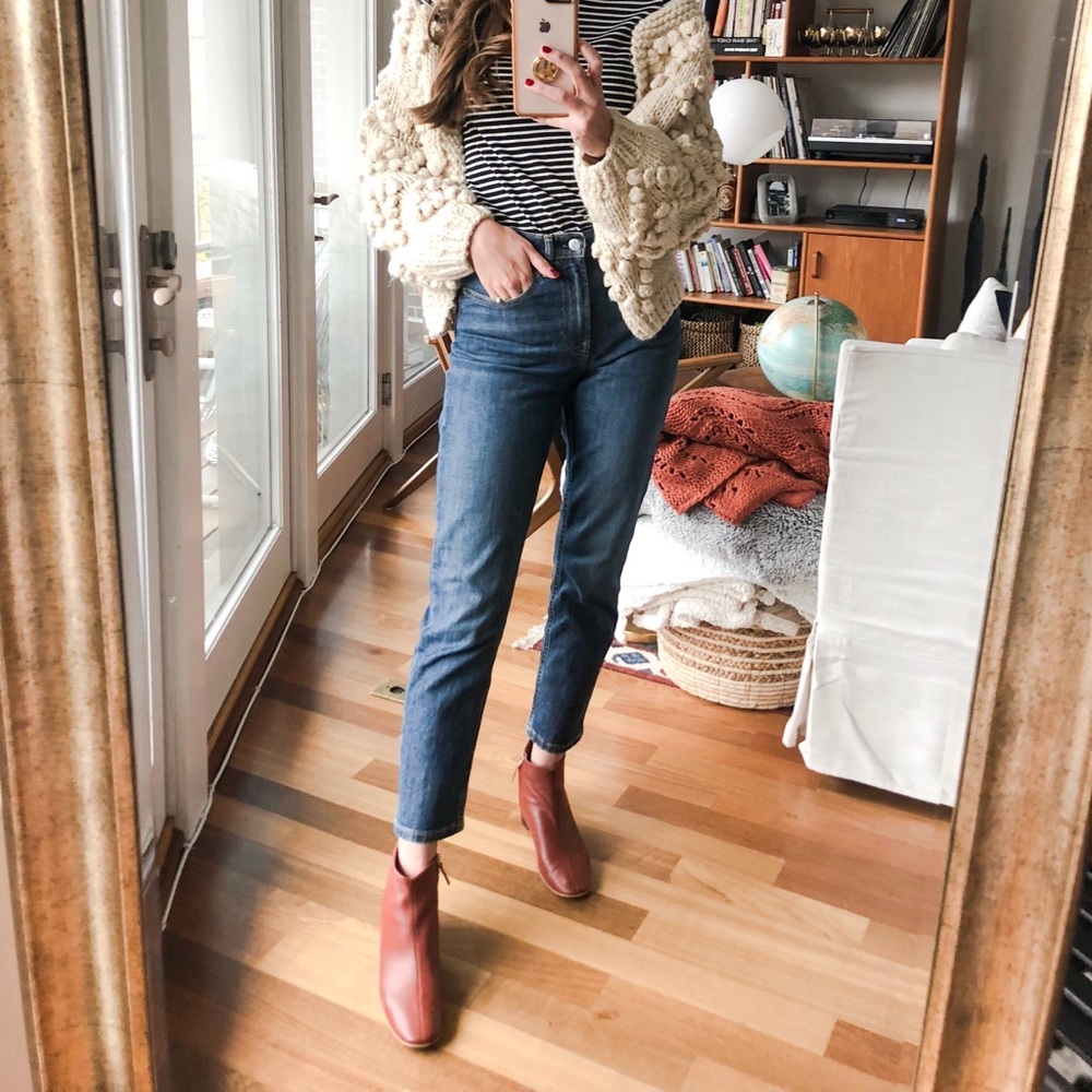 EVERLANE The Mid Rise Cheeky Skinny Jeans Sz 32